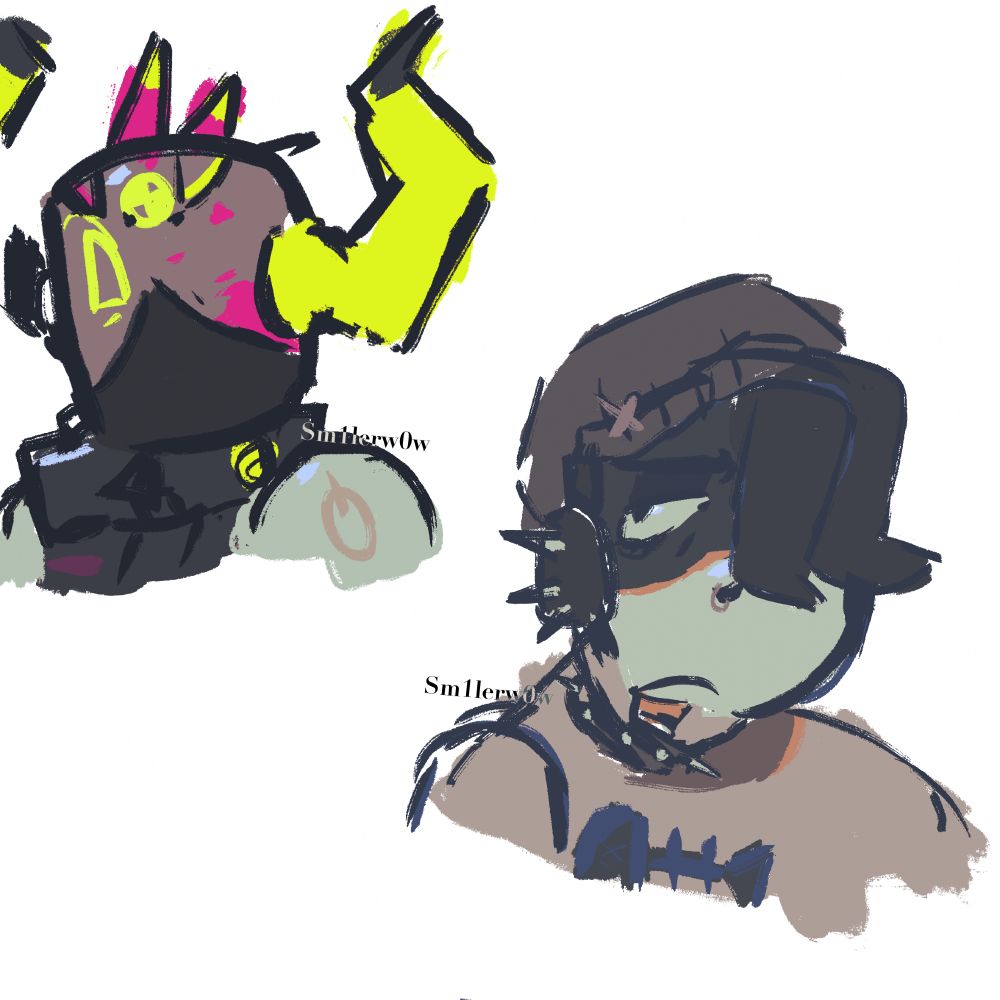 Spraypain being the awesome sigma she is and graffiti looking ugly