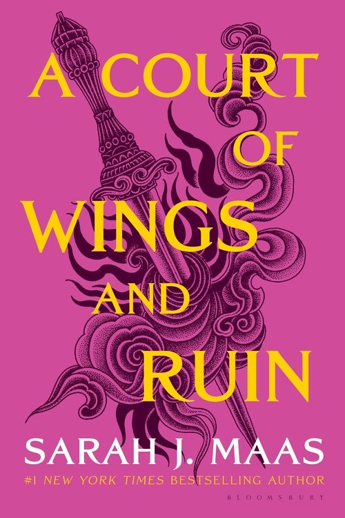 The cover of Sarah J. Maas' book "A Court of Wings and Ruin". 