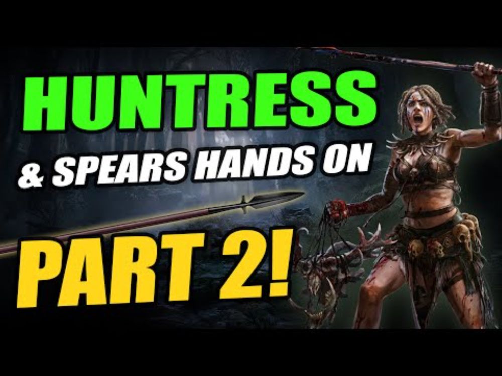 HUNTRESS & SPEARS SKILLS: PART 2 - Amazon & Skills Guide - PATH of EXILE 2 DAWN of the HUNT 0.2.0