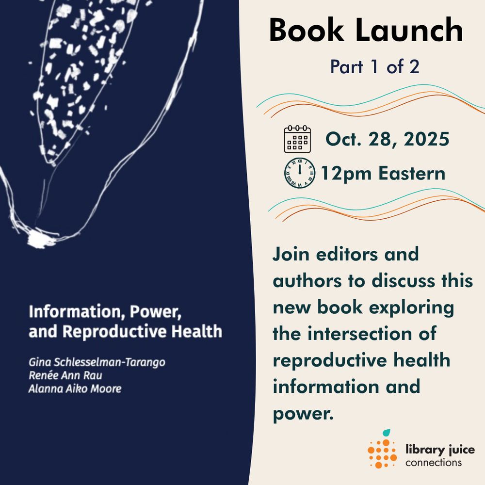 Book launch event on Oct. 28, 2025, at 12pm Eastern, discussing 'Information, Power, and Reproductive Health' with editors and authors.