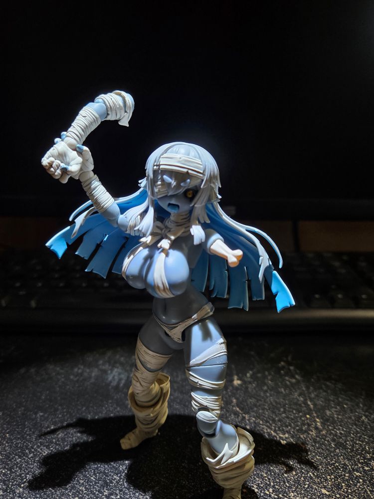 Ripping her arm off to beat the viewer