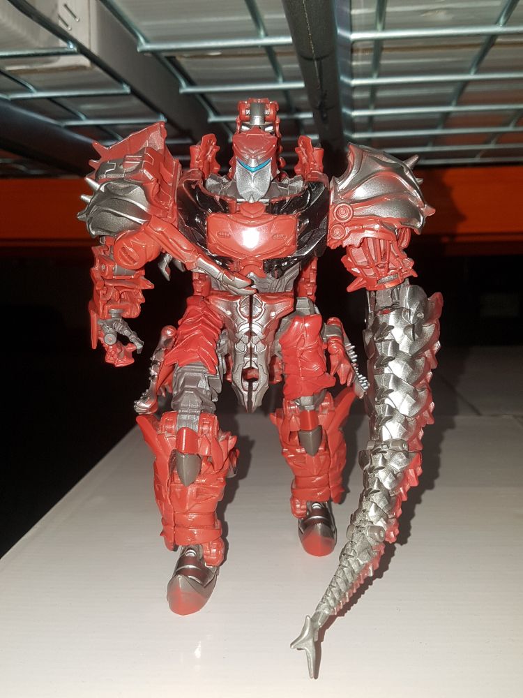 Scorn advancing on the viewer.