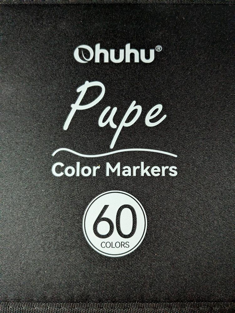 Outside of the marker case 