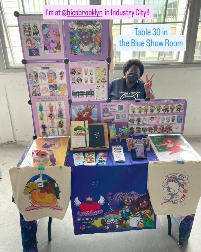 my table set up
