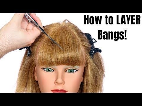 How to Layer Bangs - TheSalonGuy