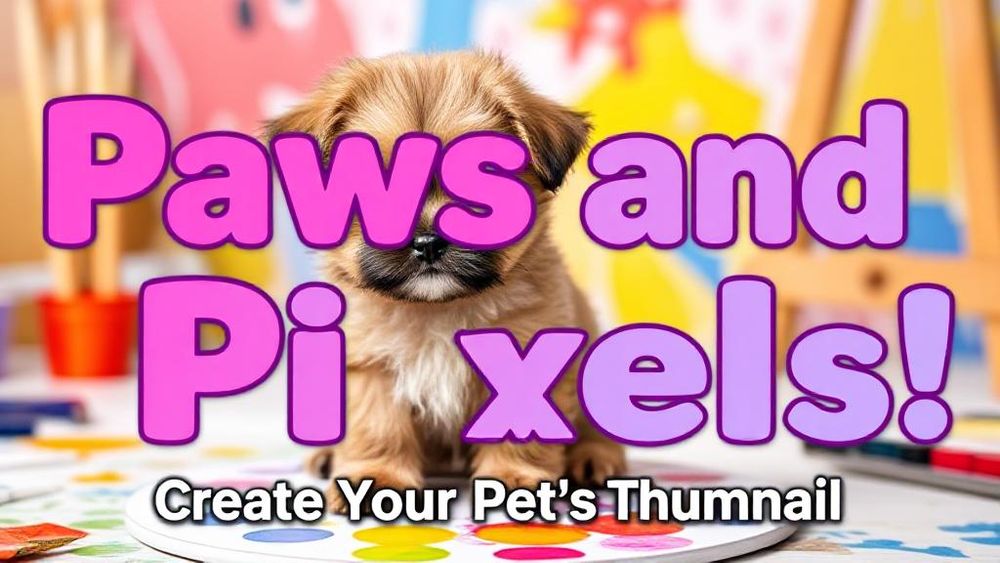 Paws and Pixels: AI Pet Thumbnails!