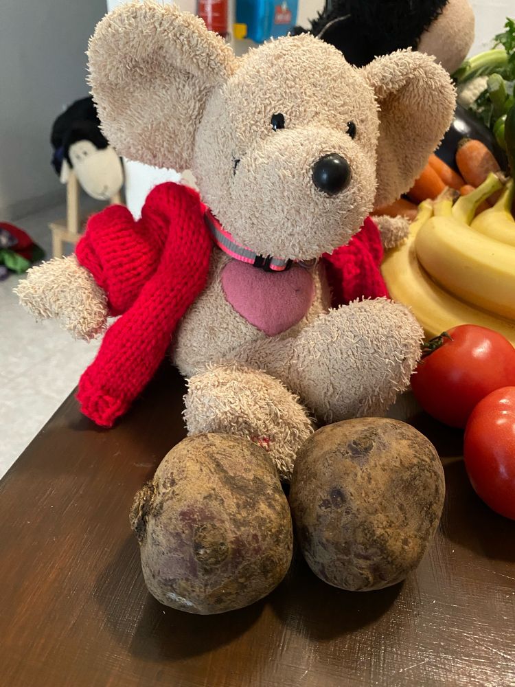 Hannes mit Roten Rüben