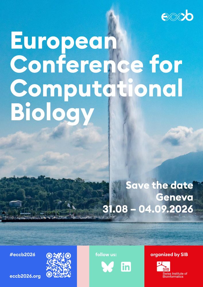 A poster to save the date for the upcoming ECCB 2026 on 31 August until 4 September 2026