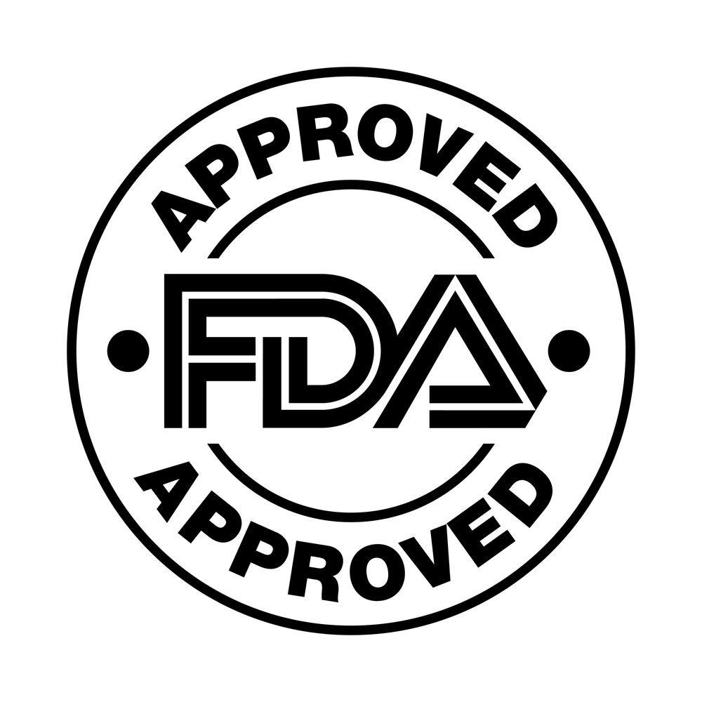 FDA approved stamp