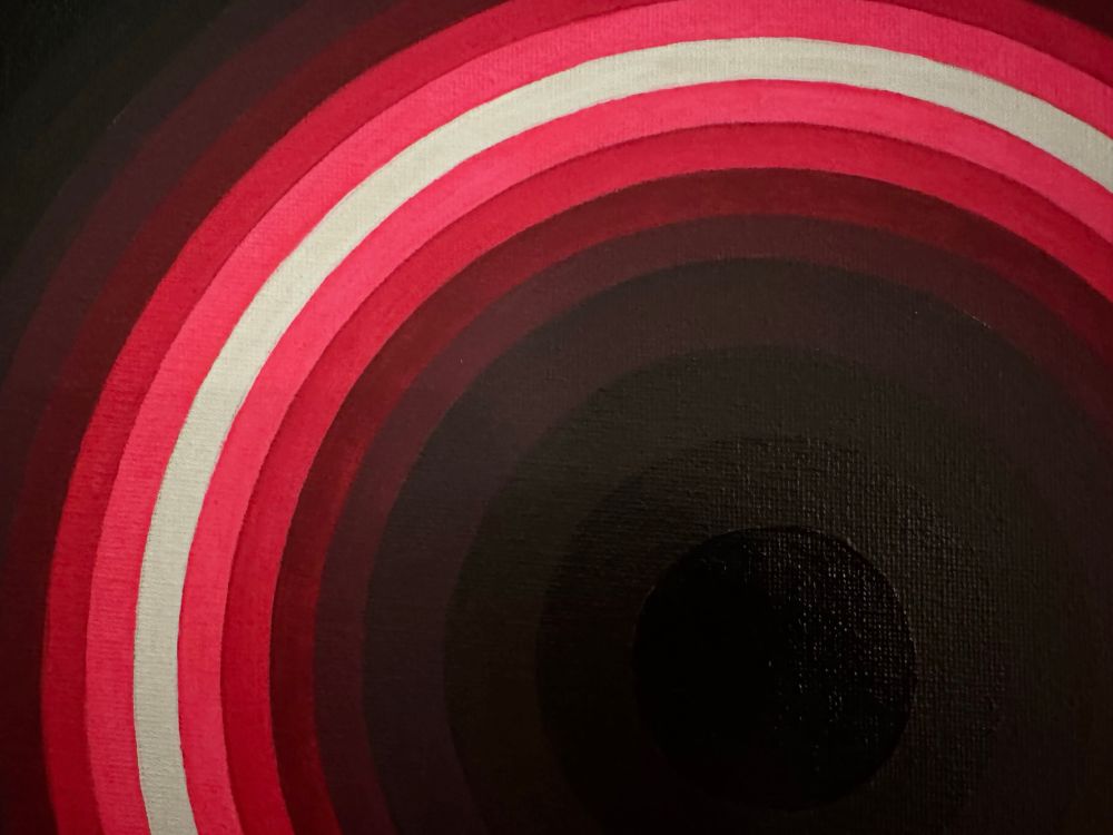 Malerei in mehrfarbigen Kreisen