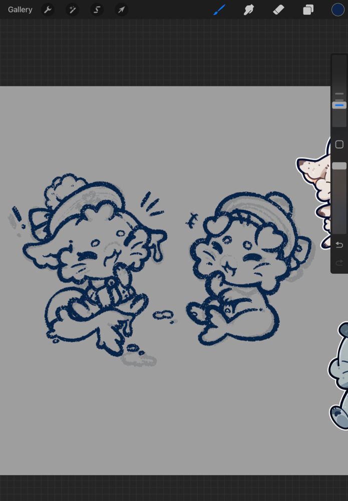 Two (seal themed) tanucake buddies yapping