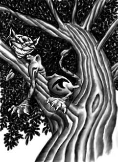 Cheshire Cat from American Mcgee’s Alice Wilson's casebook illustration
