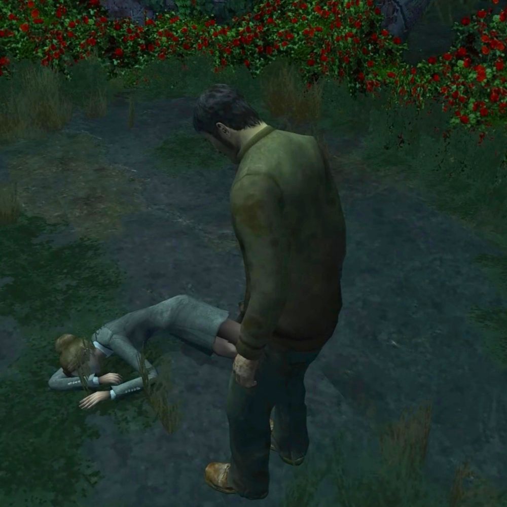 Rule of Rose: Gregory and Jennifer in the Rose Garden ground screenshot 