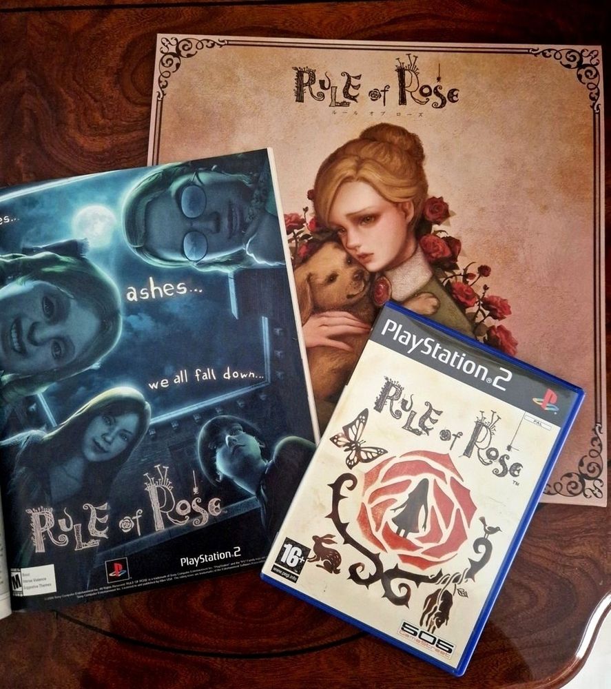 Rule of Rose: advertising magazine, game copy and vinyl