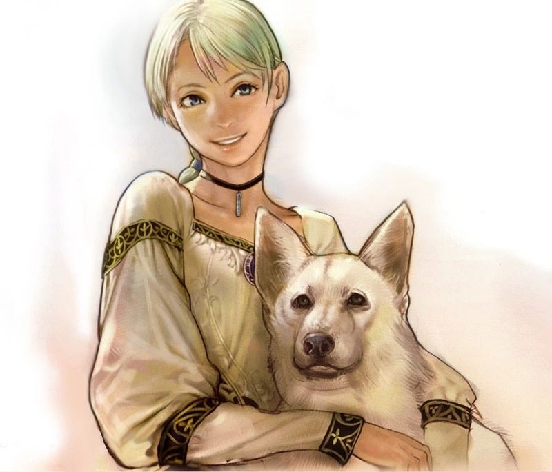 Haunting Ground Fiona and Hewie illustration CD music track