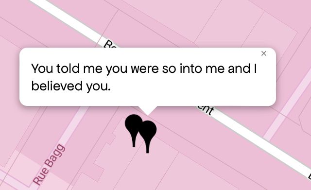 “You told me you were so into me and I believed you.”