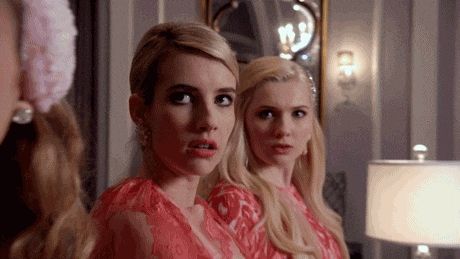 Emma Roberts saying "What fresh Hell is this?" on Scream Queens.

Or my morning, noon, and bedtime ritual. (Also, thought it was from American Horror Story, and I guess Frasier did it first?)
