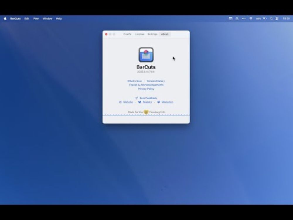 BarCuts for macOS