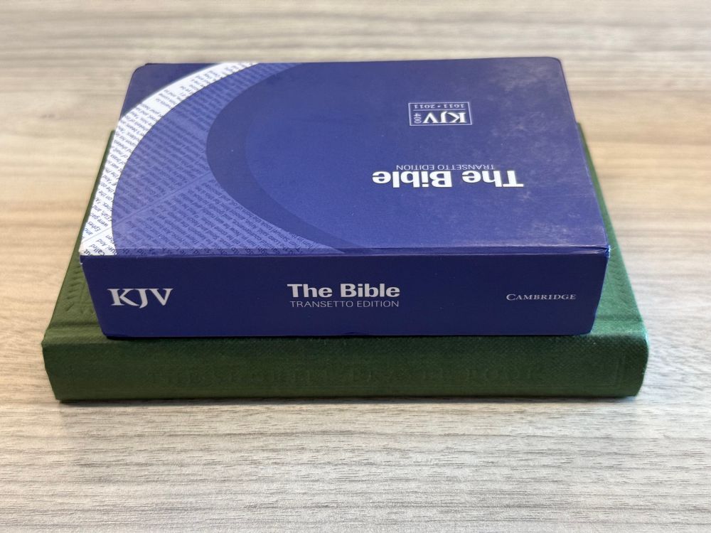 A BCP and a KJV you can fit in your pocket. 