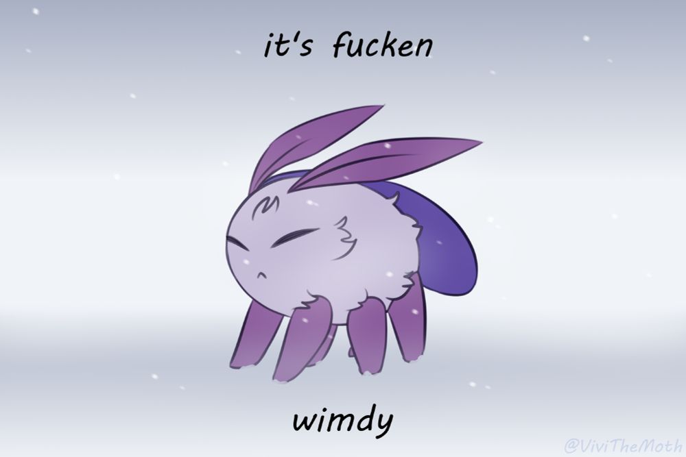 small moth pet in the wind