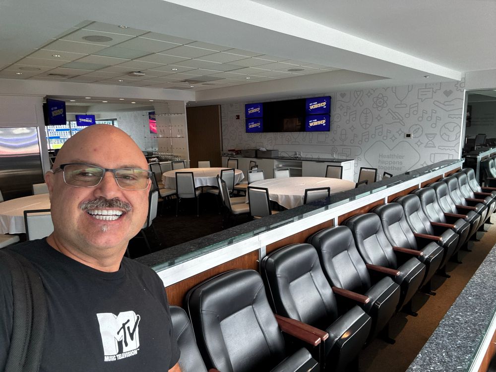 TJ standing in the private room