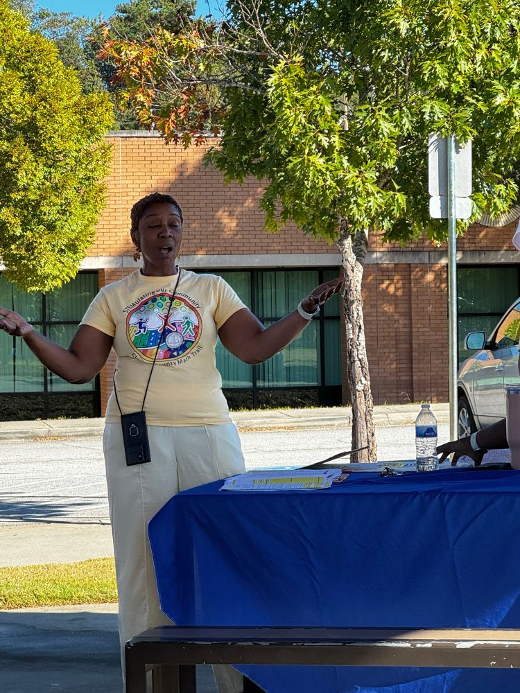 Tanya Clarke speaking 