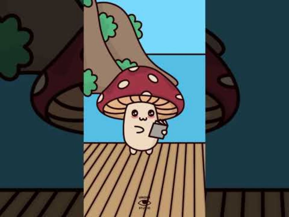 Ominous Positivity 🍄 Mushie & Birdie | Animation Meme | Original Audio: Aspen Heidekrueger