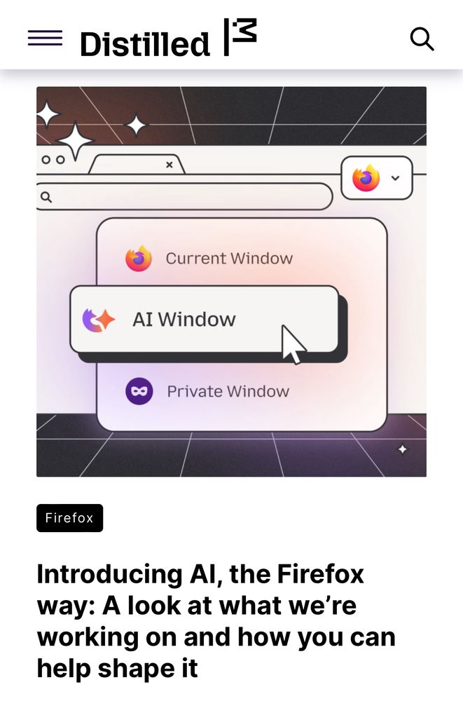 Introducing AI, the Firefox way: A look at what we’re working on and how you can help shape it
