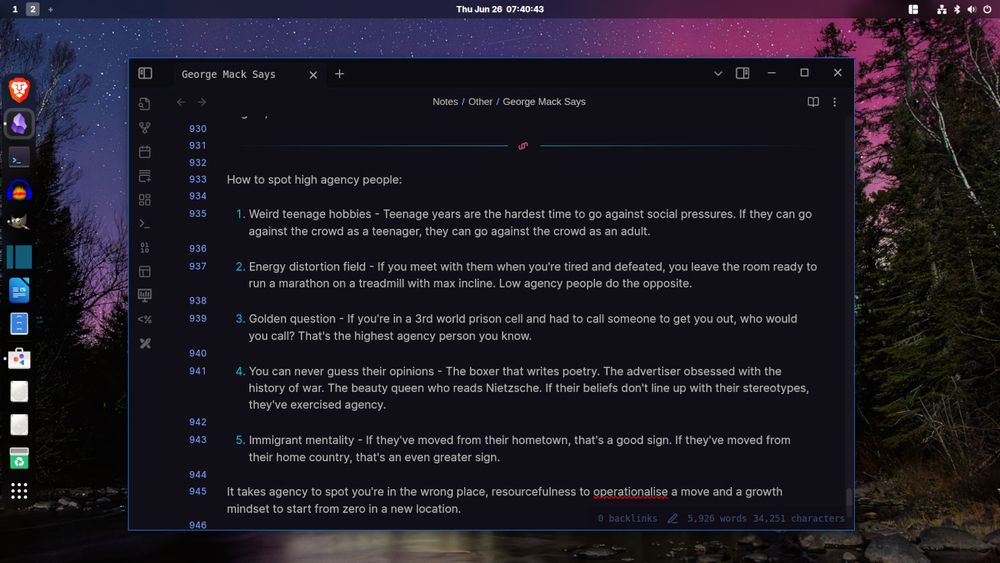 Project Bluefin updated to Fedora 42 smoothly, with zero problems.  My Obsidian.md note taking app also upgraded with zero trouble. Project Bluefin is fabulous.