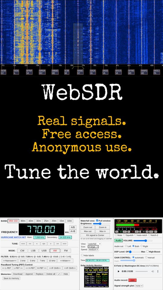 When your local radio stations are all far right brainwashing shit slingers, learn how to tune the bands from another land!