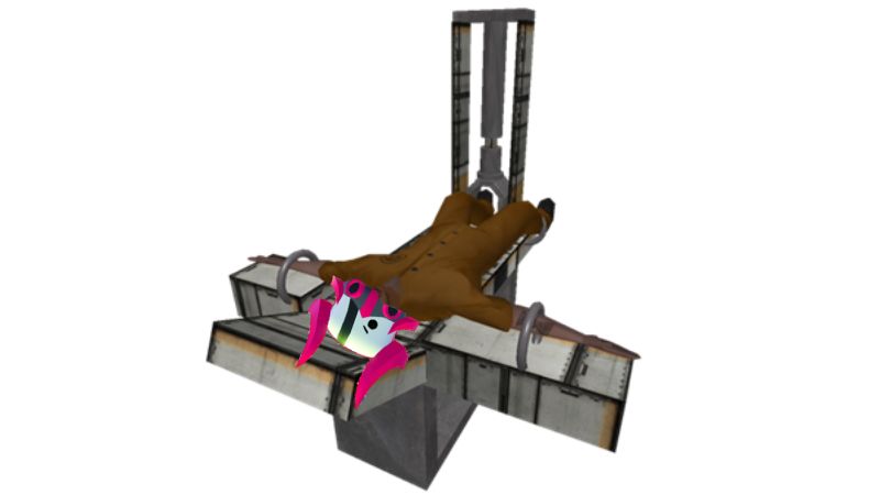 Dumb idiot about to have his femur broken