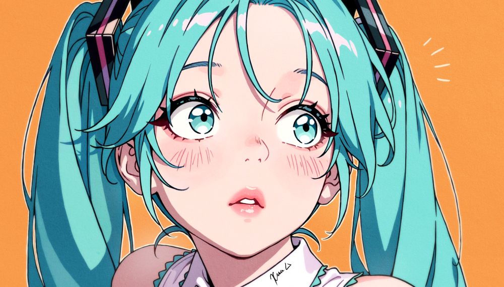 Drawing of Hatsune Miku