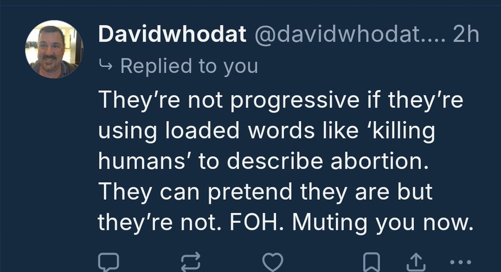 "They're using loaded words like 'killing humans' to describe abortion" says David.