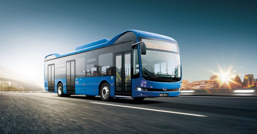 BYD delivers 100 of its K9UD electric transit buses to Uruguay