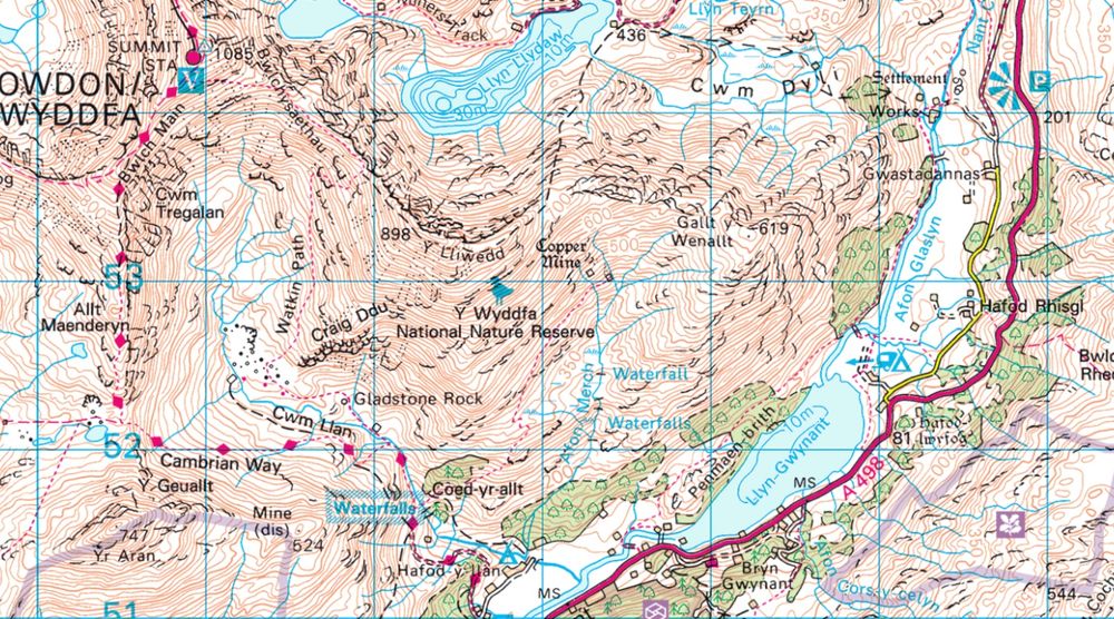 Map extract corresponding to previous photo.