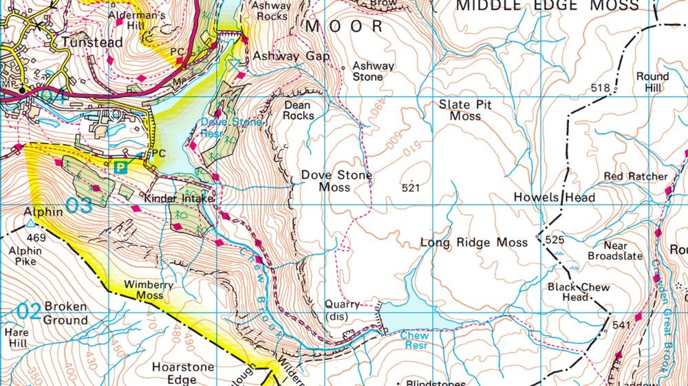 Map extract to use in conjunction with photo.