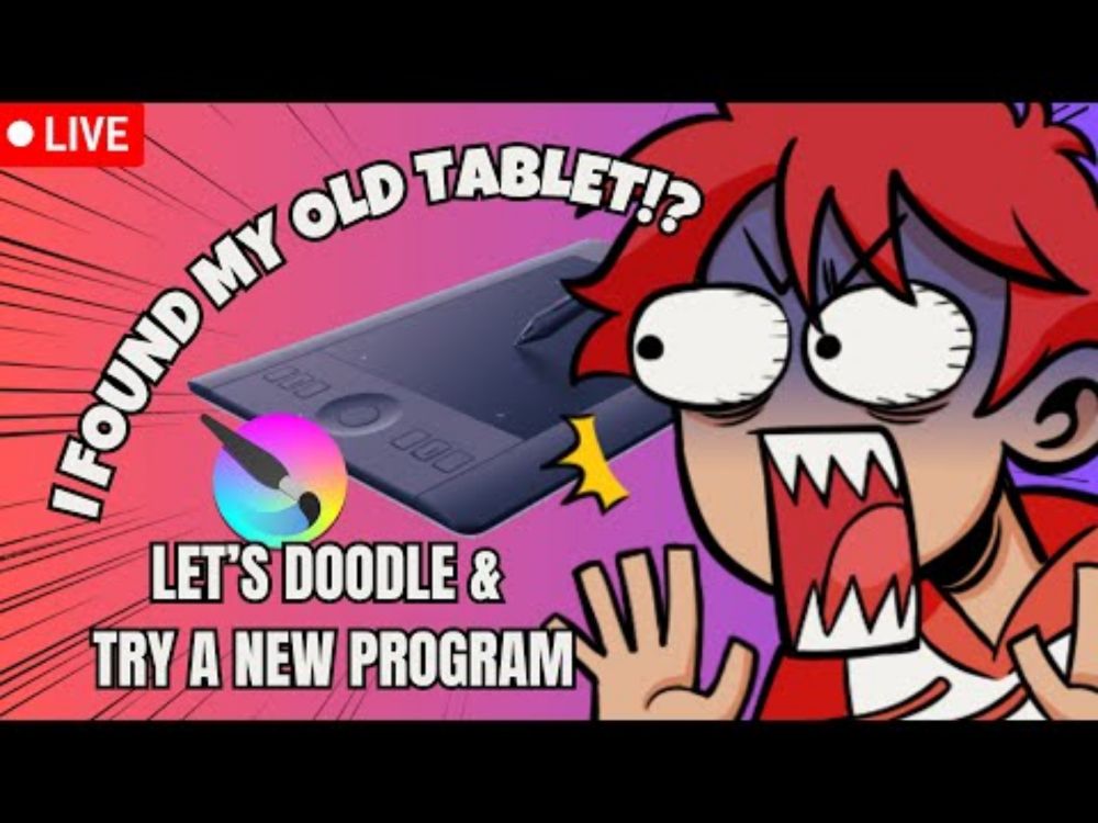 POV: IT'S LIKE 2017 & I STARTED LEARNING DIGITAL ART ON MY OLD TABLET | DOODLE STREAM!