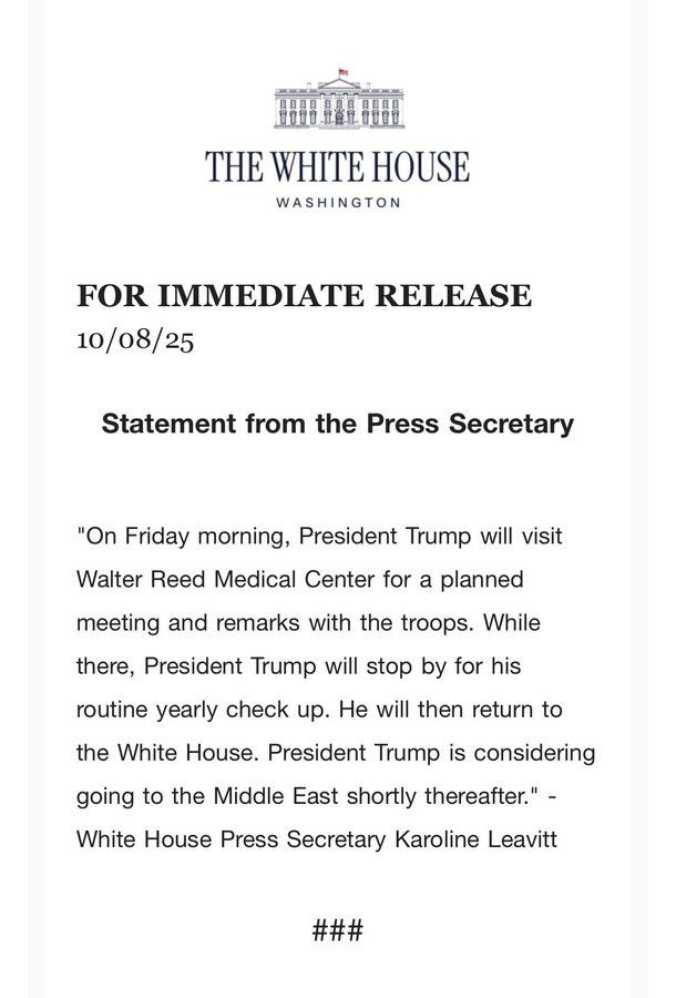White House press release