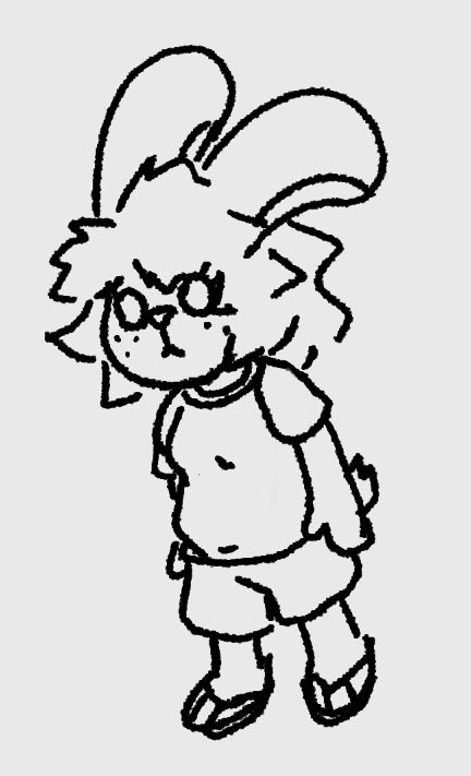 Simple doodle of Zoe