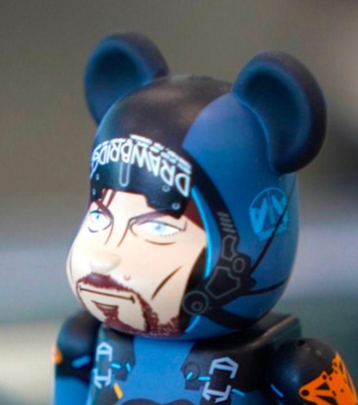 Sam Porter Bridges from Death Stranding 2 as a bear toy