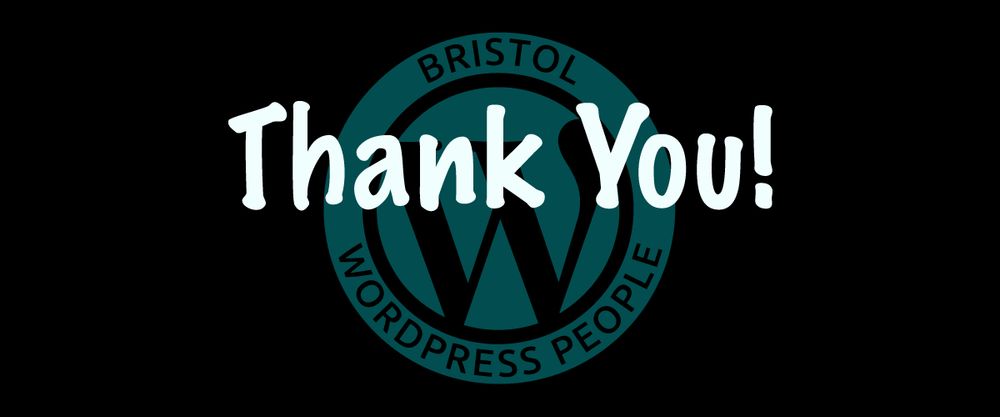 BWP logo on a black background with “Thank You” in large white text