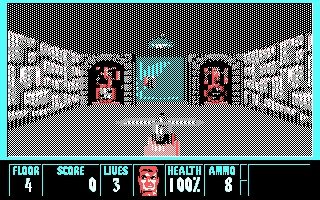 Wolfenstein 3D in 4 colour CGA