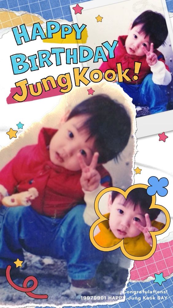 Baby Jungkook Birthday Pic