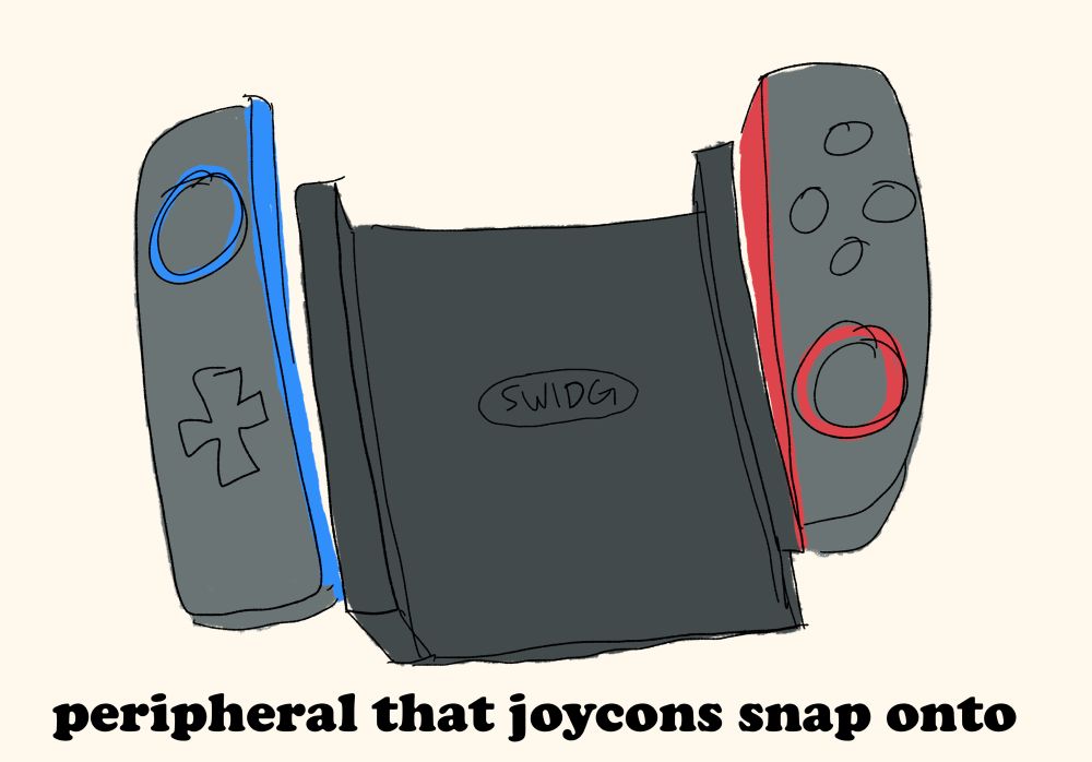 diagram of "peripheral that joycons snap onto"