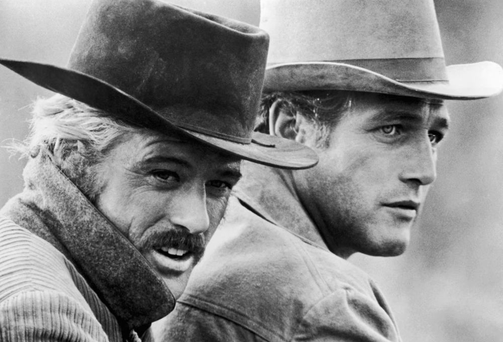 Robert Redford y Paul Newman, en "Dos hombre y un destino"