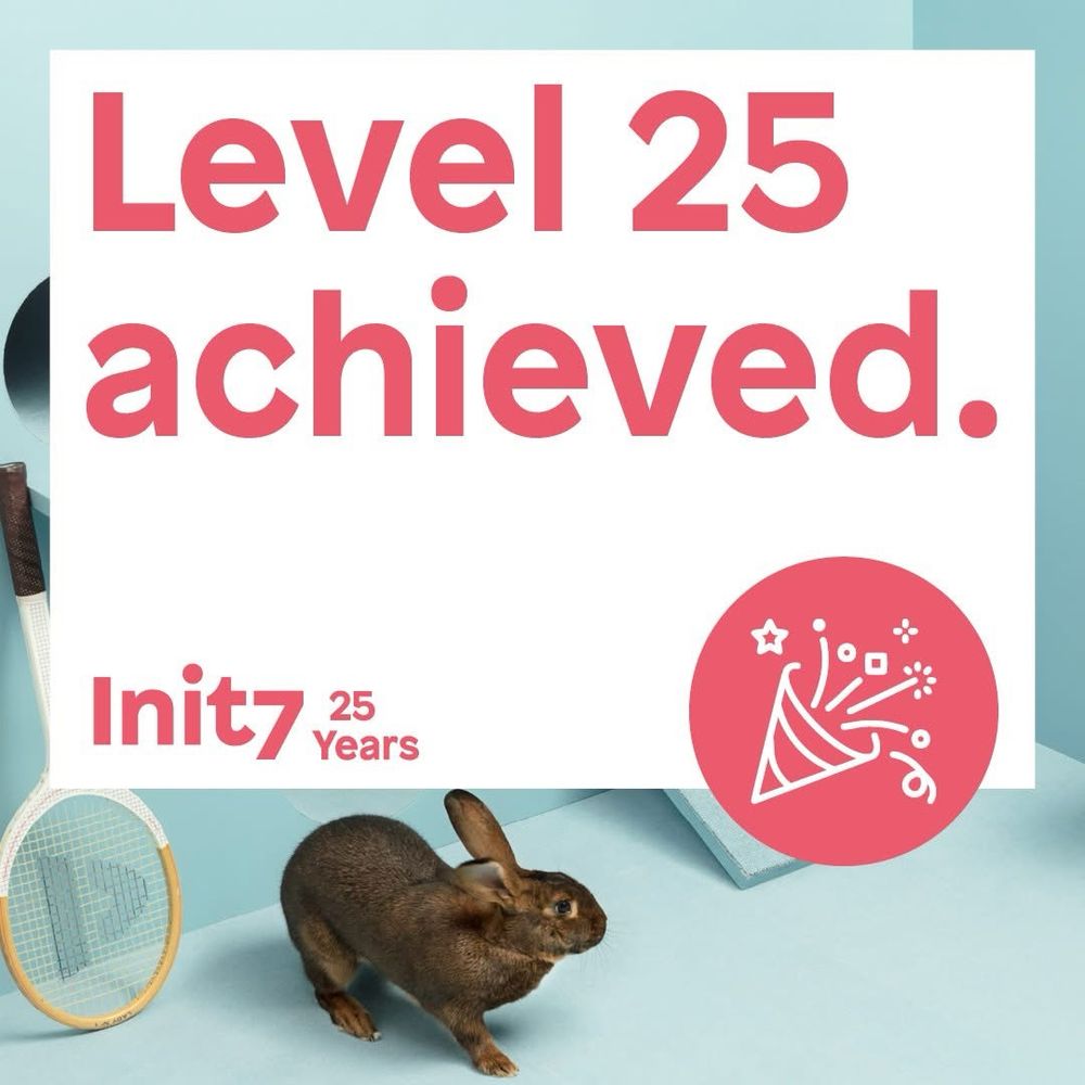 Level 25 achieved. 25 years Init7.