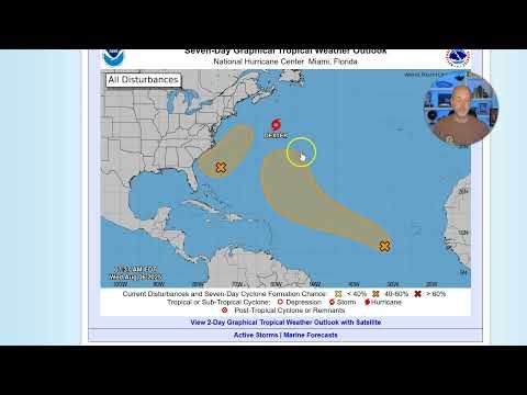 Wednesday wx vlog 8/6/2025: Rain moving out and tropics heating up.