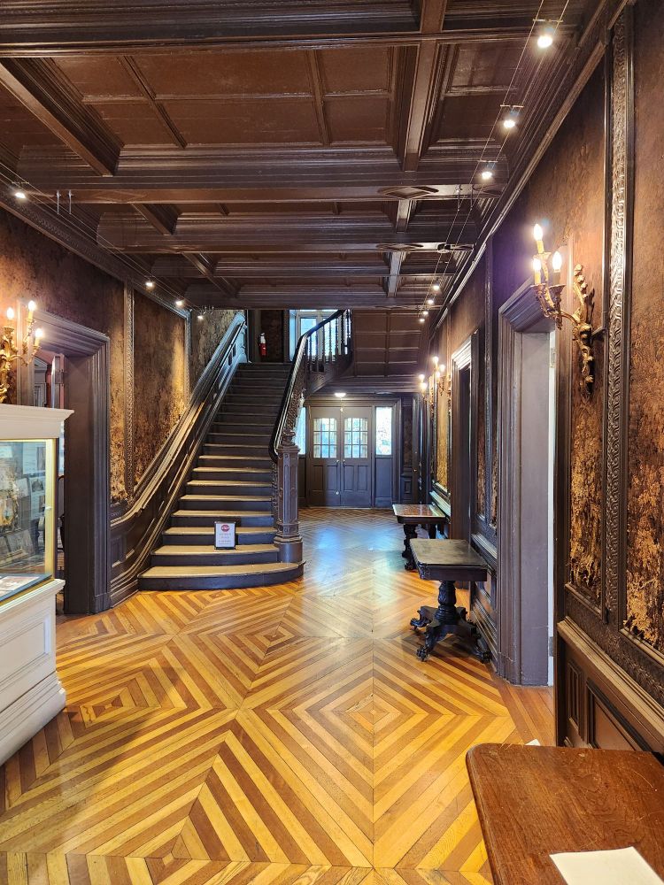 Hallway of the Cylburn Mansion in Baltimore, Maryland. 