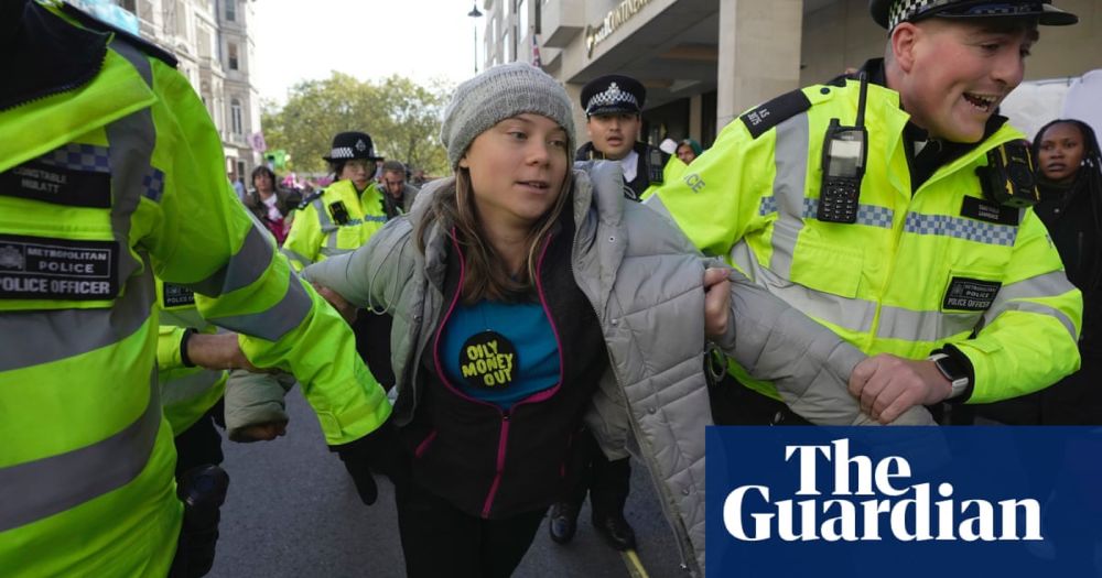 Greta Thunberg arrested at London oil summit protest