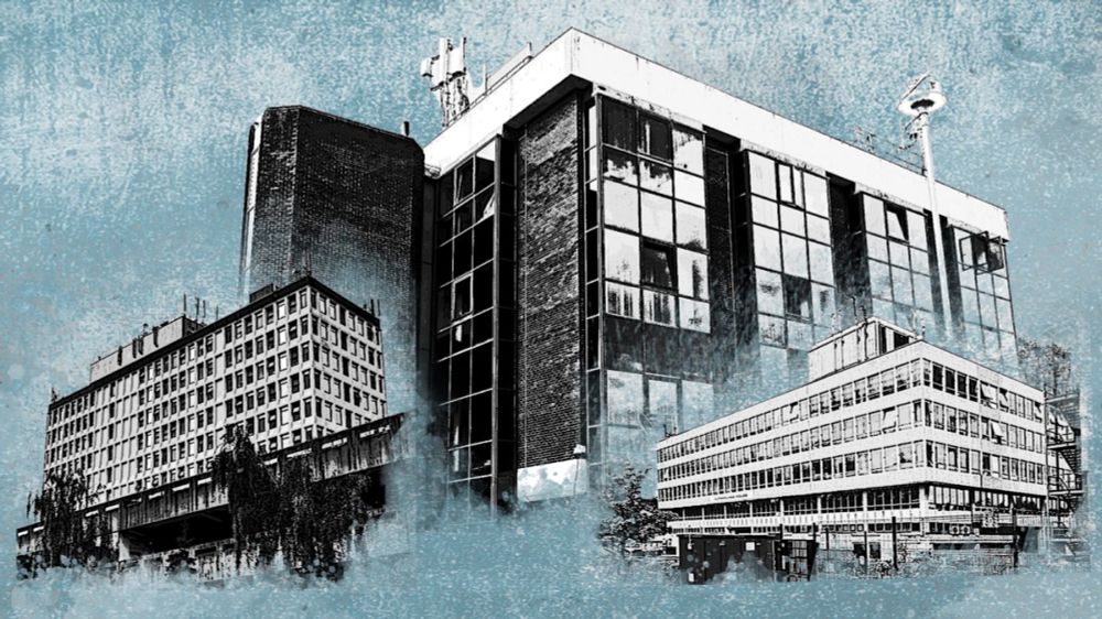 The forgotten families who have to live in old office blocks